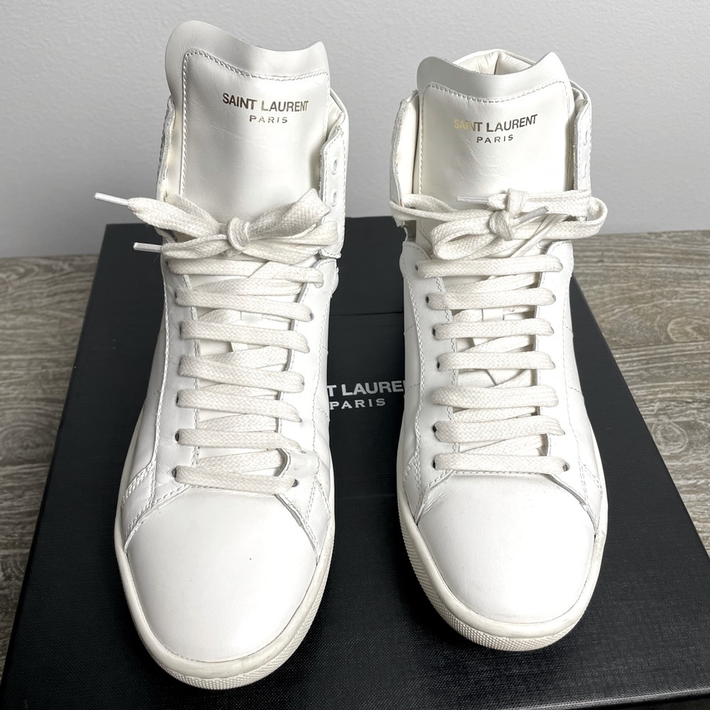 Saint Laurent white sneakers